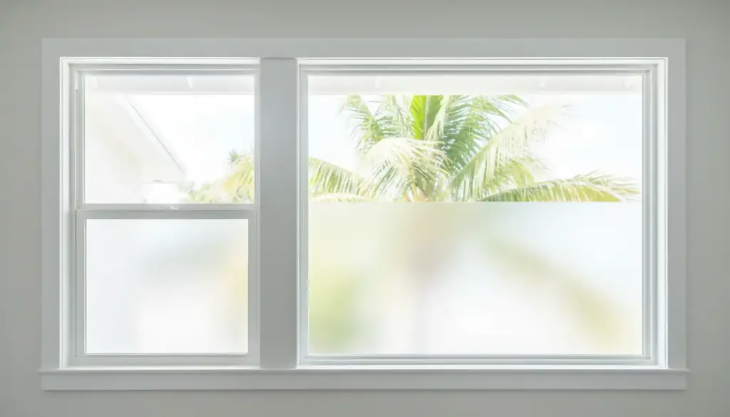 Impact-rated picture and single-hung windows in a bright Florida living room